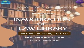 Law Library Inauguration&nbsp;