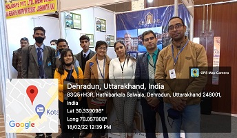 Students visit to India Travel Mart