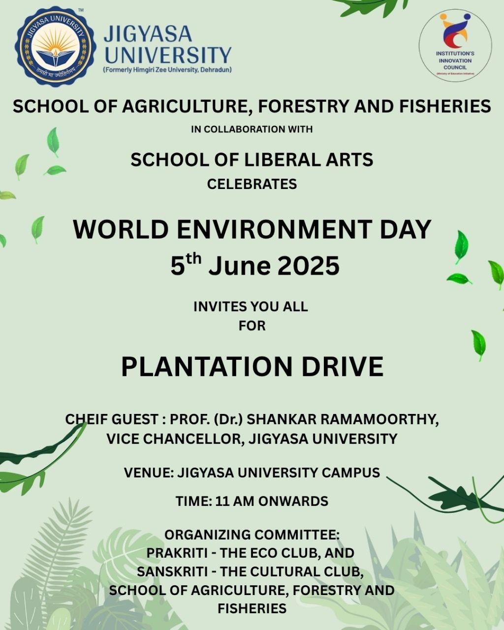 Join the Green Movement at Jigyasa University!