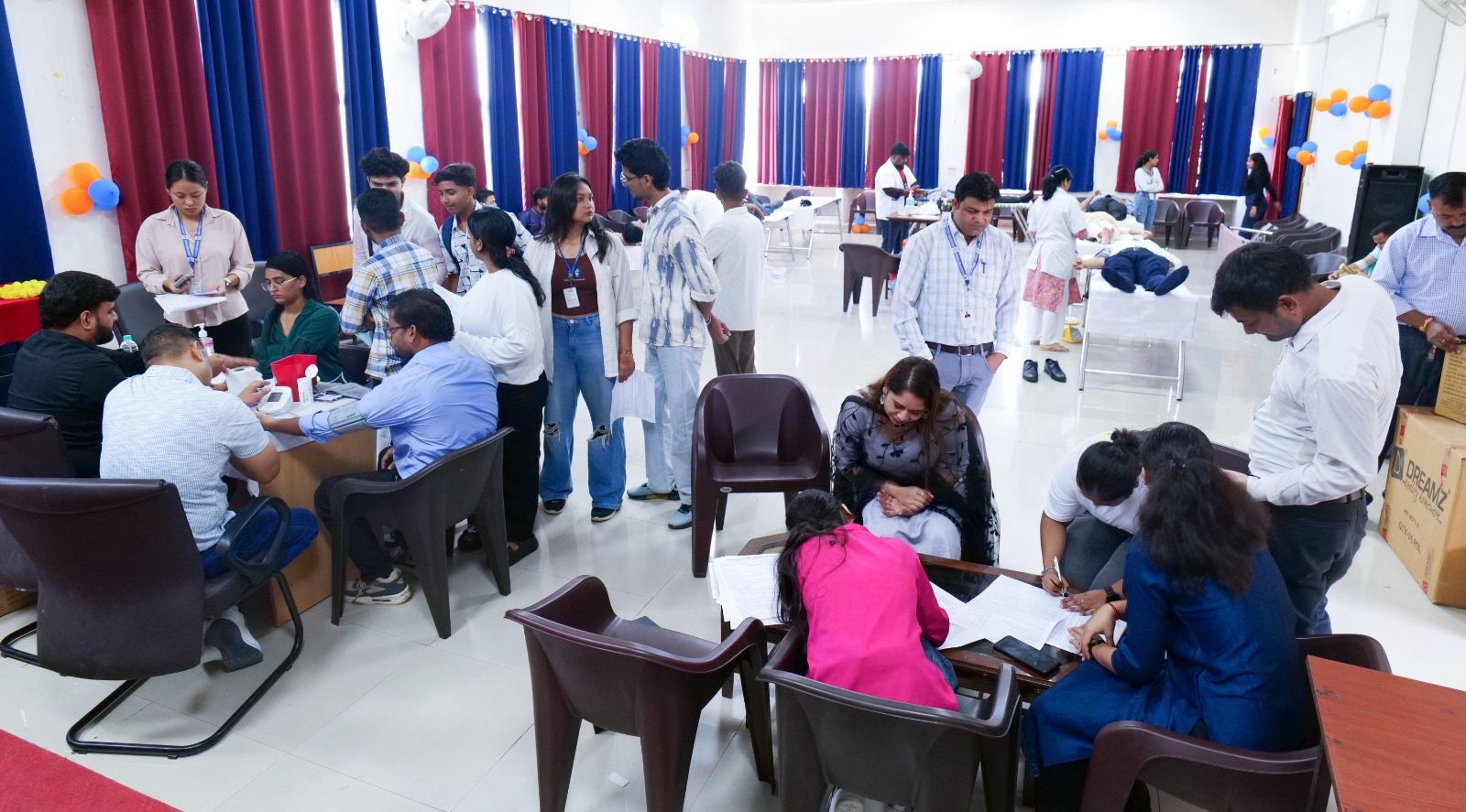 Blood Donation Drive at Jigyasa University Blood Donation Drive at Jigyasa University