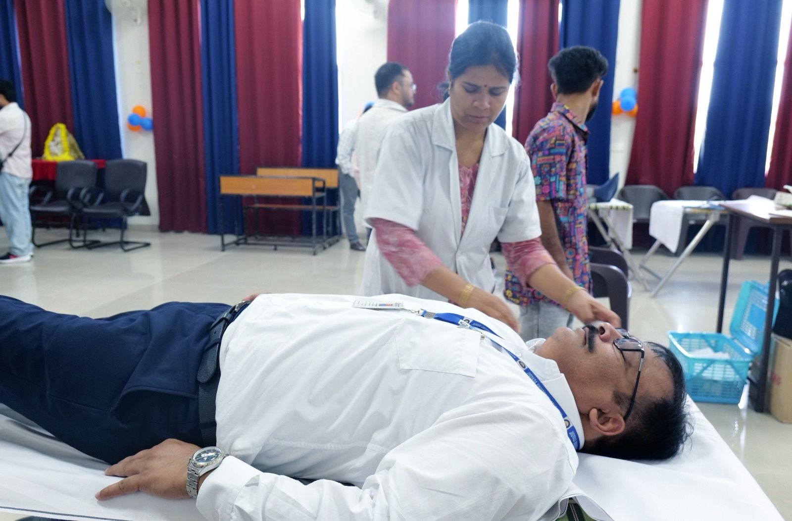 Blood Donation Drive at Jigyasa University Blood Donation Drive at Jigyasa University