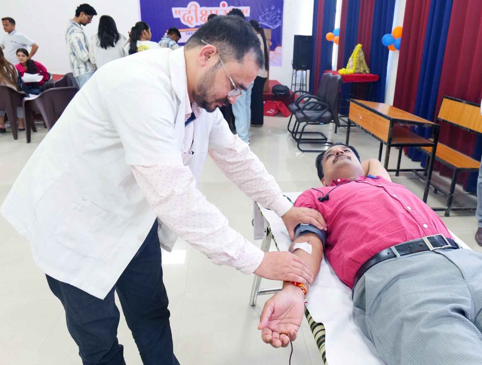 Blood Donation Drive at Jigyasa University Blood Donation Drive at Jigyasa University