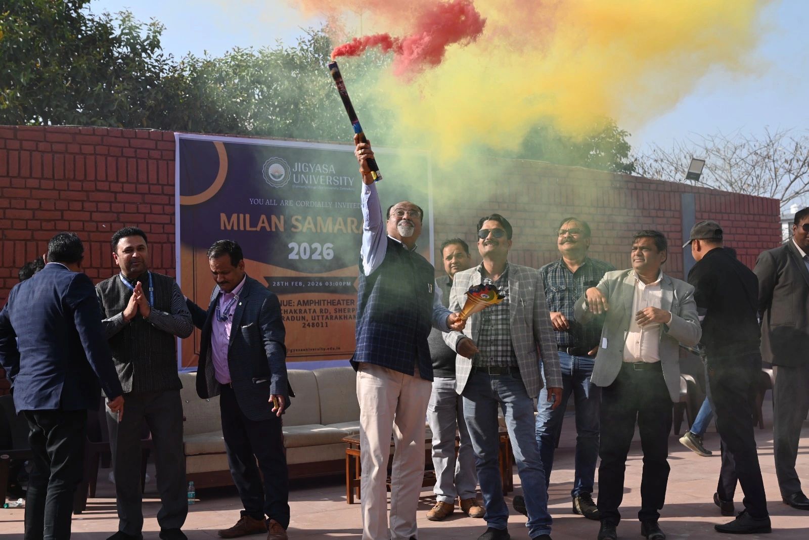 Pre-Holi Celebrations Bring Colours and Festive Cheer to Jigyasa University Campus