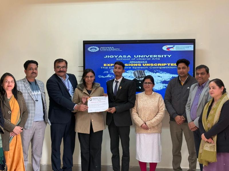 Students Showcase Confidence and Creativity at Expressions Unscripted Extempore Competition