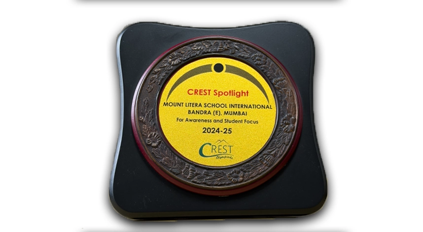 Crest Spotlight Award to Mount Litera School International MLSI