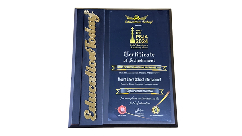 India's Top Prestigious school Jury award 2024 (Digital Platform Innovation)